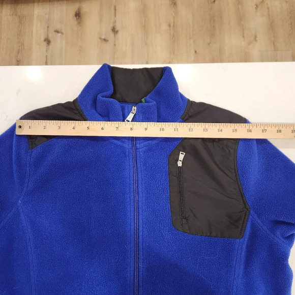 L-RL Lauren Active Ralph Lauren Mens Size Large Blue Fleece Jacket Fu… - Picture 8 of 12
